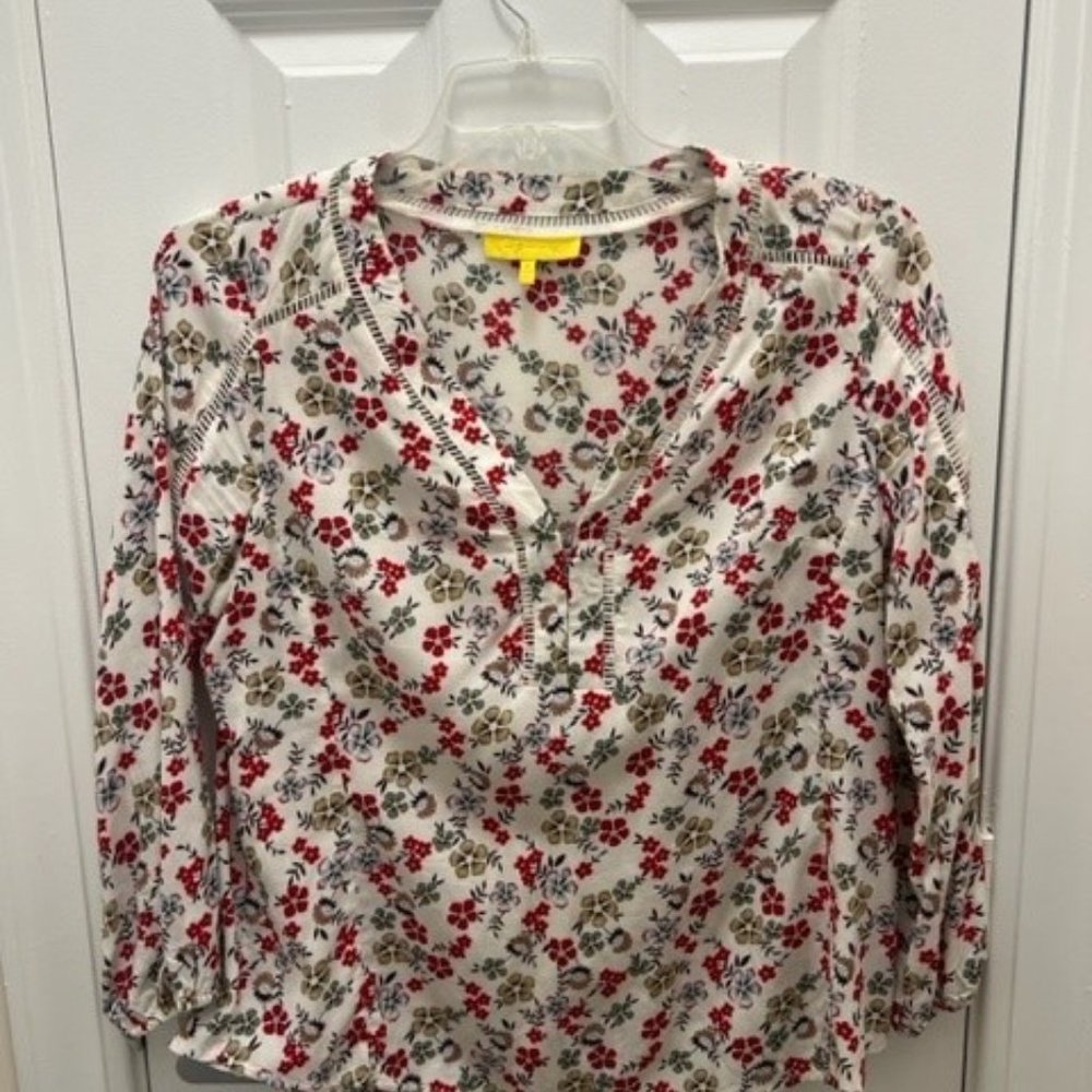 Floral Boho longsleeved top Size L